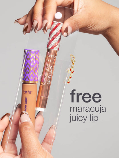 award winners best-sellers set & lip loop - shape tape™ concealer + free maracuja juicy lip